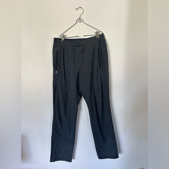 Lululemon Men's Pants Sweatpants Straight Leg Kung Fu Luon Grey Large - Picture 1 of 8